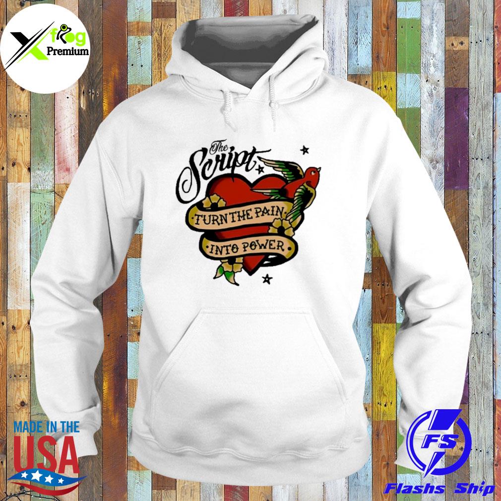 Heart the script turn the pain into power s Hoodie