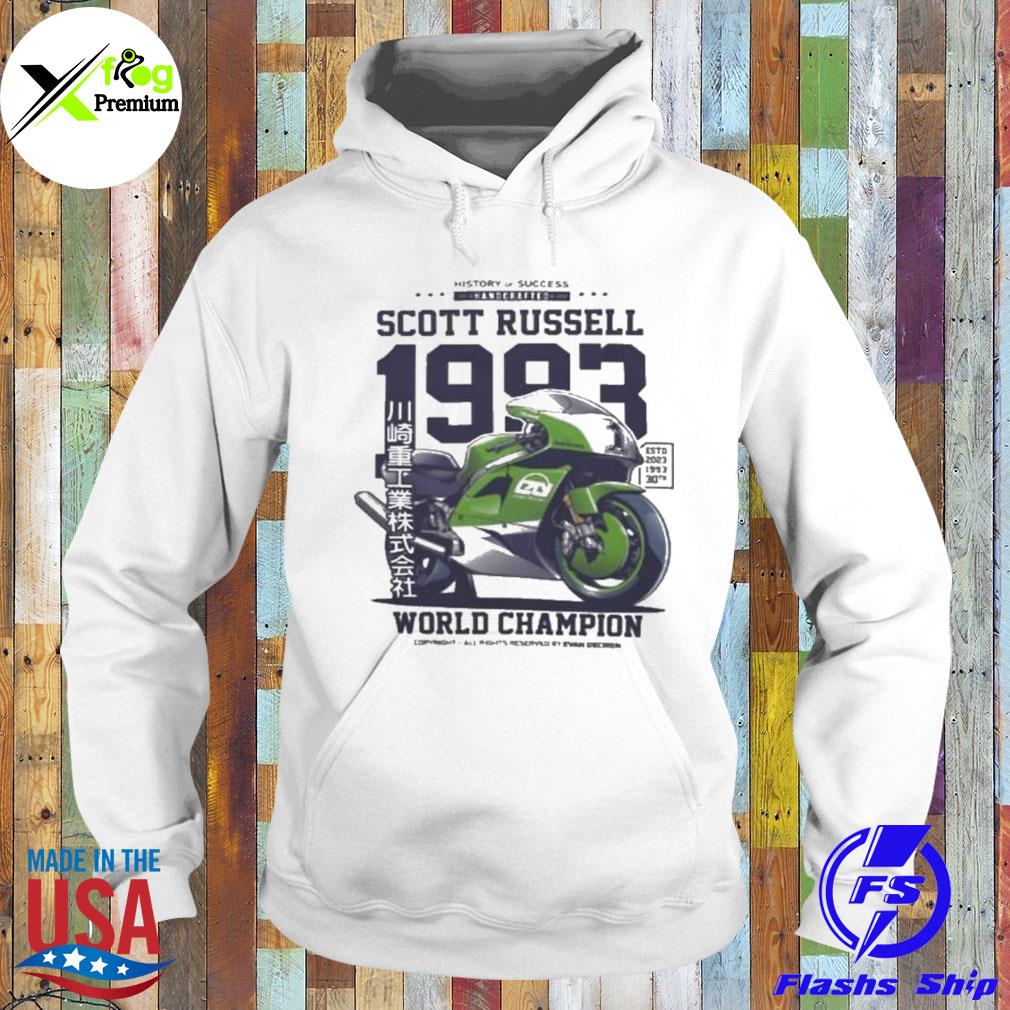 History success scott russell 1993 world champion s Hoodie