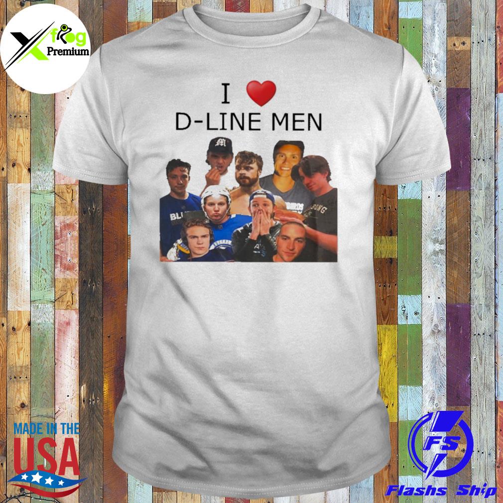 I love d'line men shirt