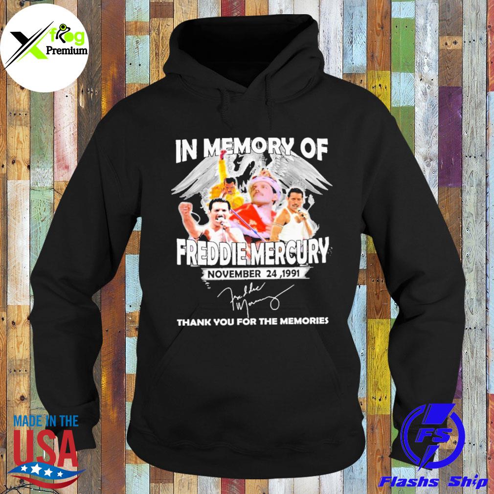In memory of freddie mercury november 24 1991 thank you for the memories s Hoodie