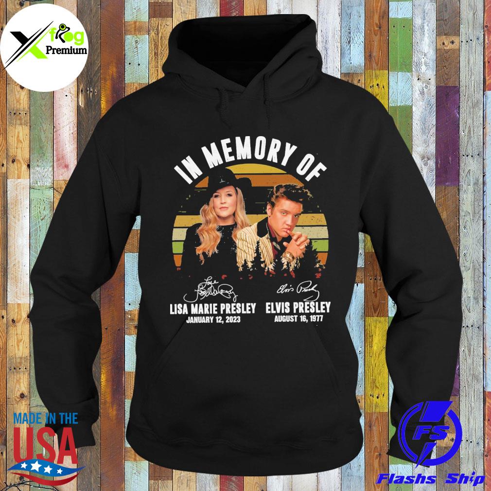 In memory of lisa marie presley and elvis presley s Hoodie