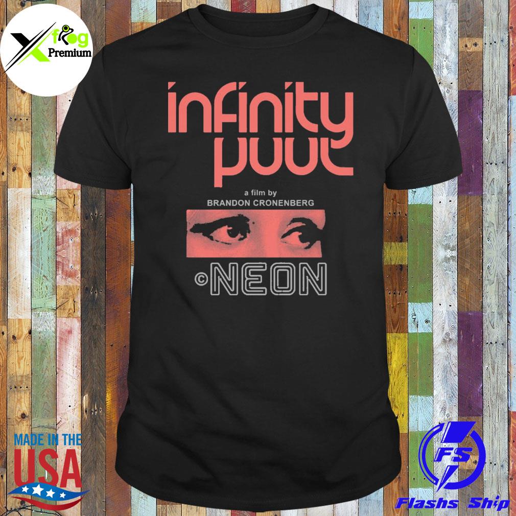 Infinity pool a film by brandon cronenberg neon shirt