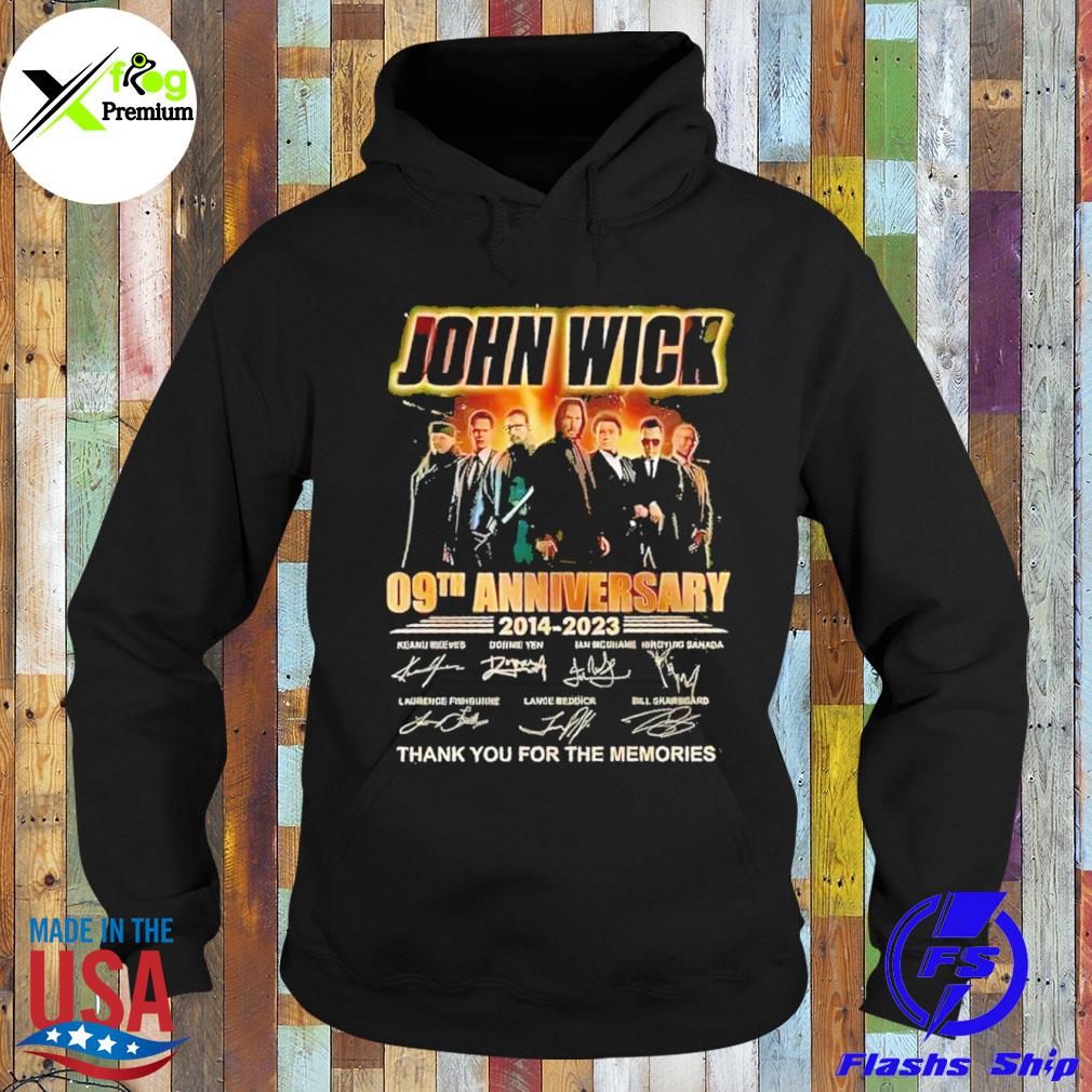 John wick 09th anniversary 2014 2023 thank you for the memories s Hoodie