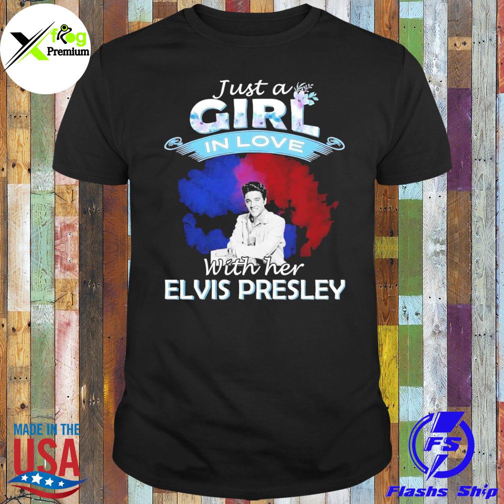 Just a girl in love with her elvis presley shirt