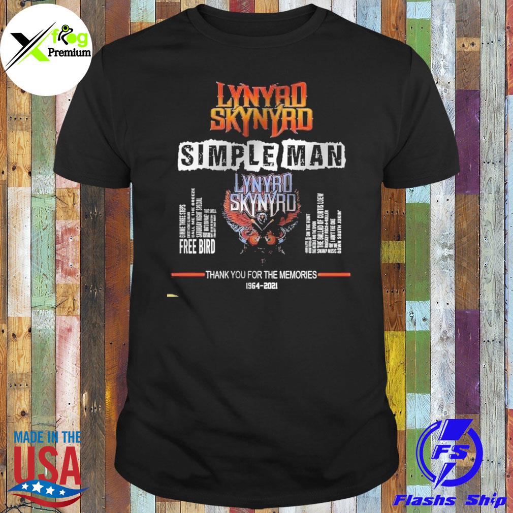 Lynyrd skynyrd simple man thank you for the memories shirt