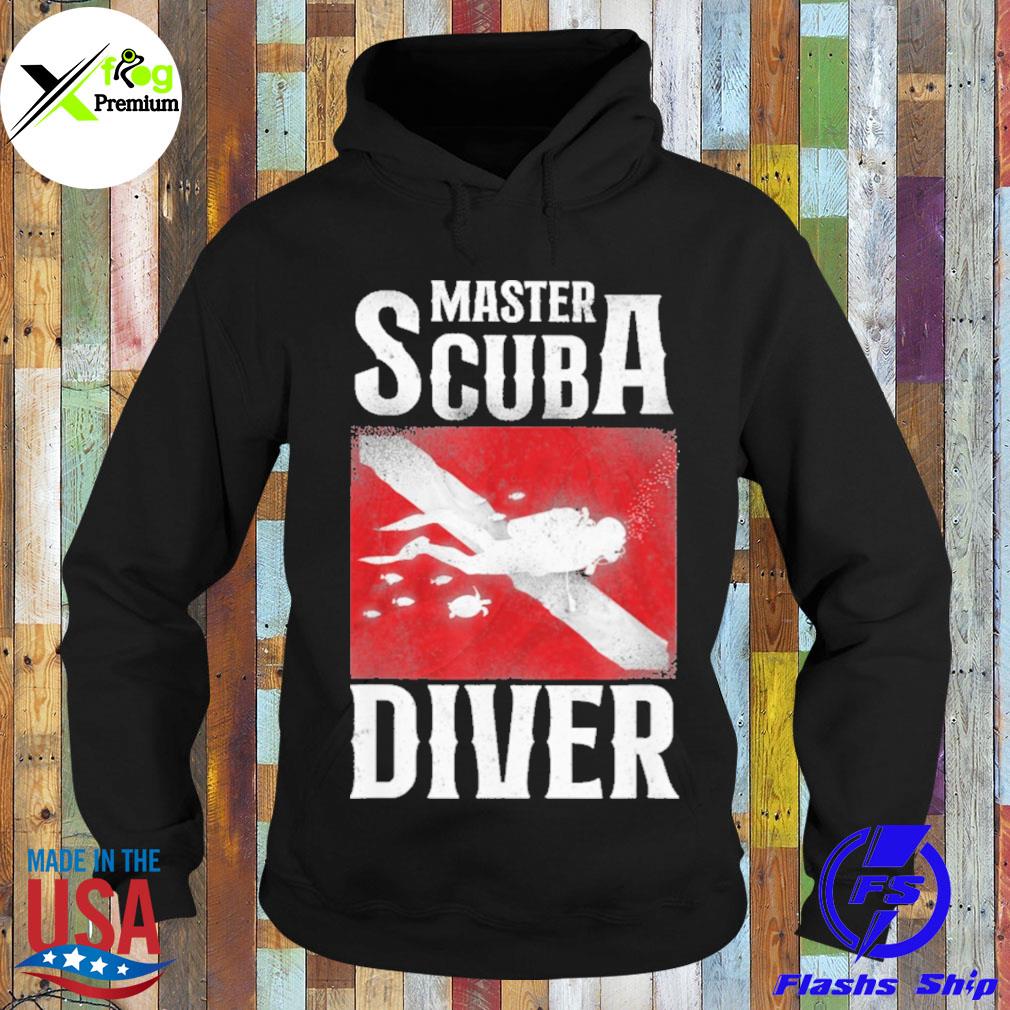 Master sCuba diver down s Hoodie