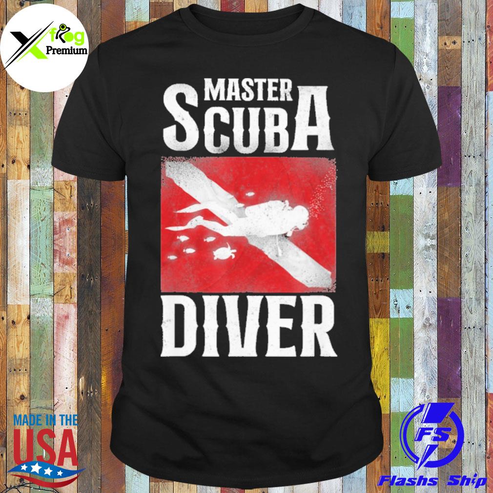 Master sCuba diver down shirt