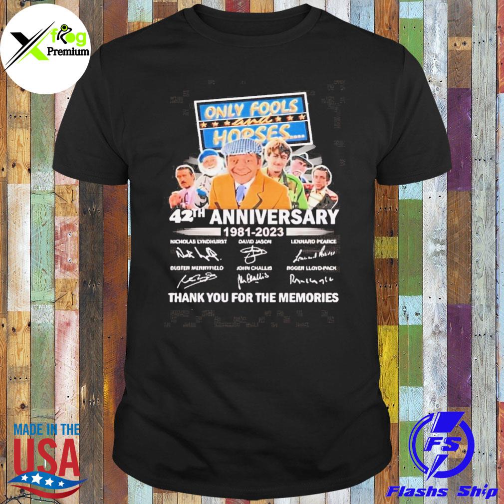 Only fools and horse 42 th anniversary thank you for the memories shirt