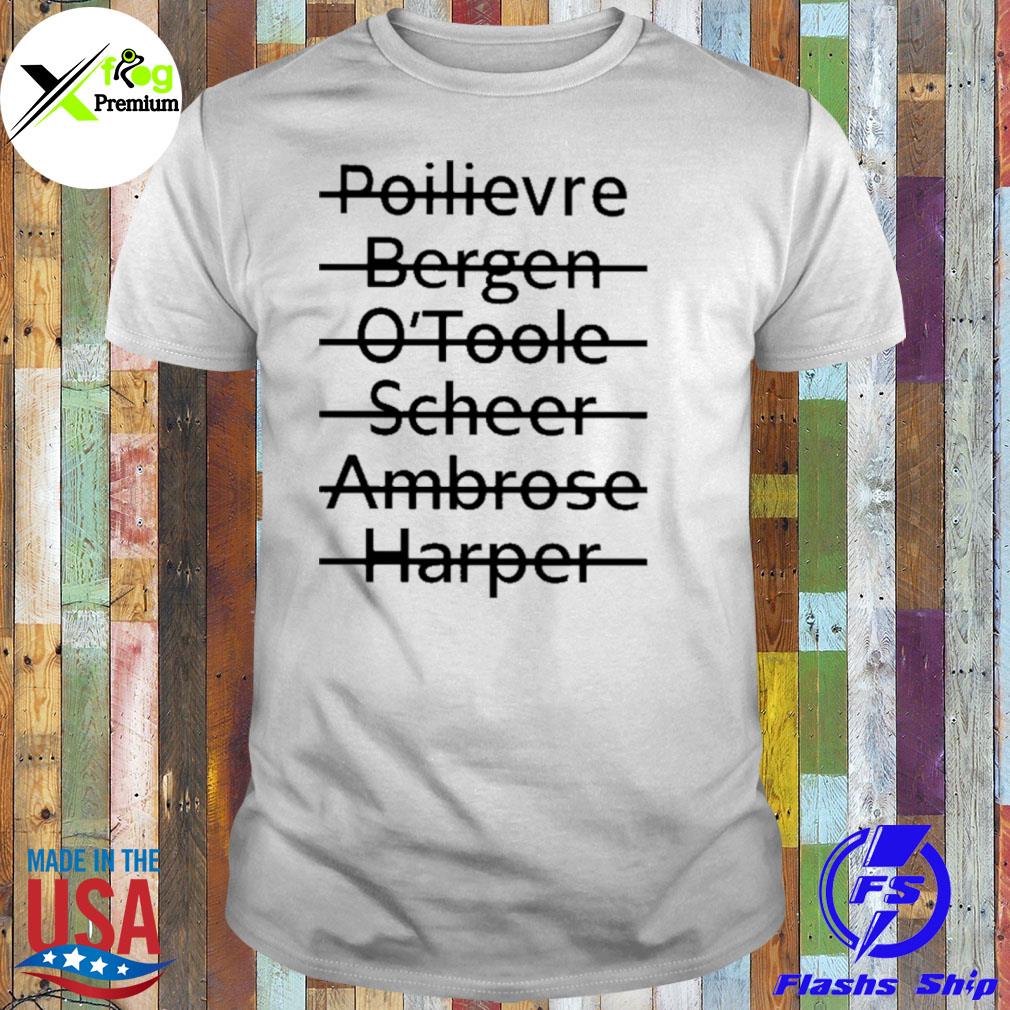 Poilievre bergen o'toole scheer ambrose harper shirt