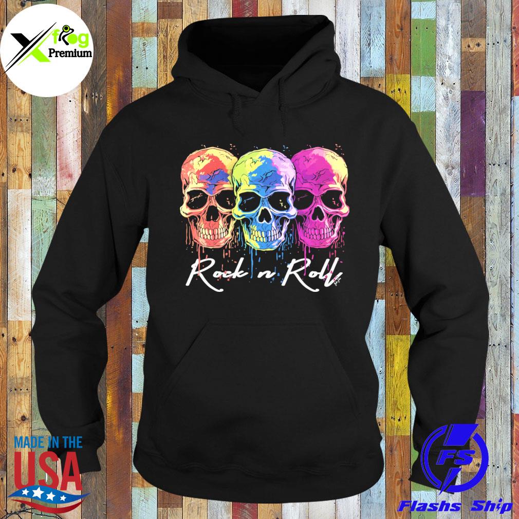 Skulls rock and roll s Hoodie
