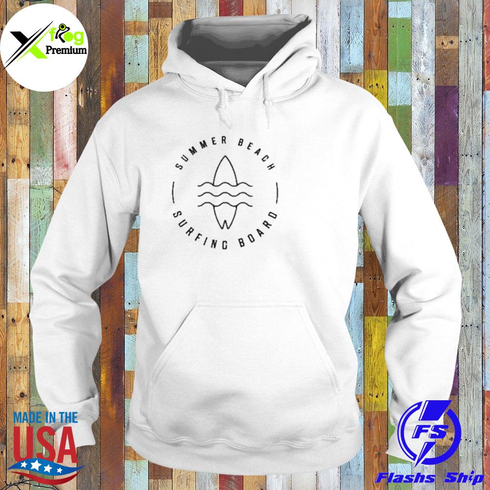 Summer beach surfing board s Hoodie