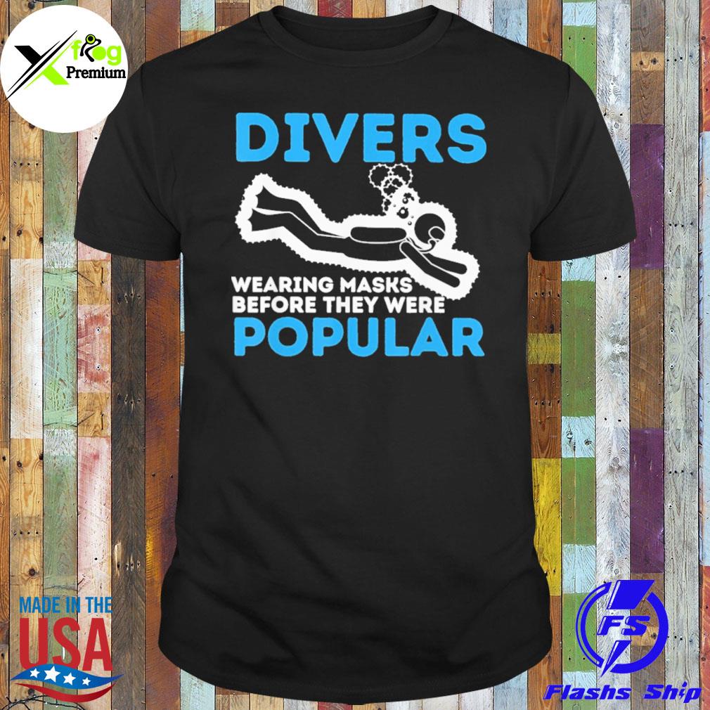 Swimming divers wearing masks before they were popular shirt