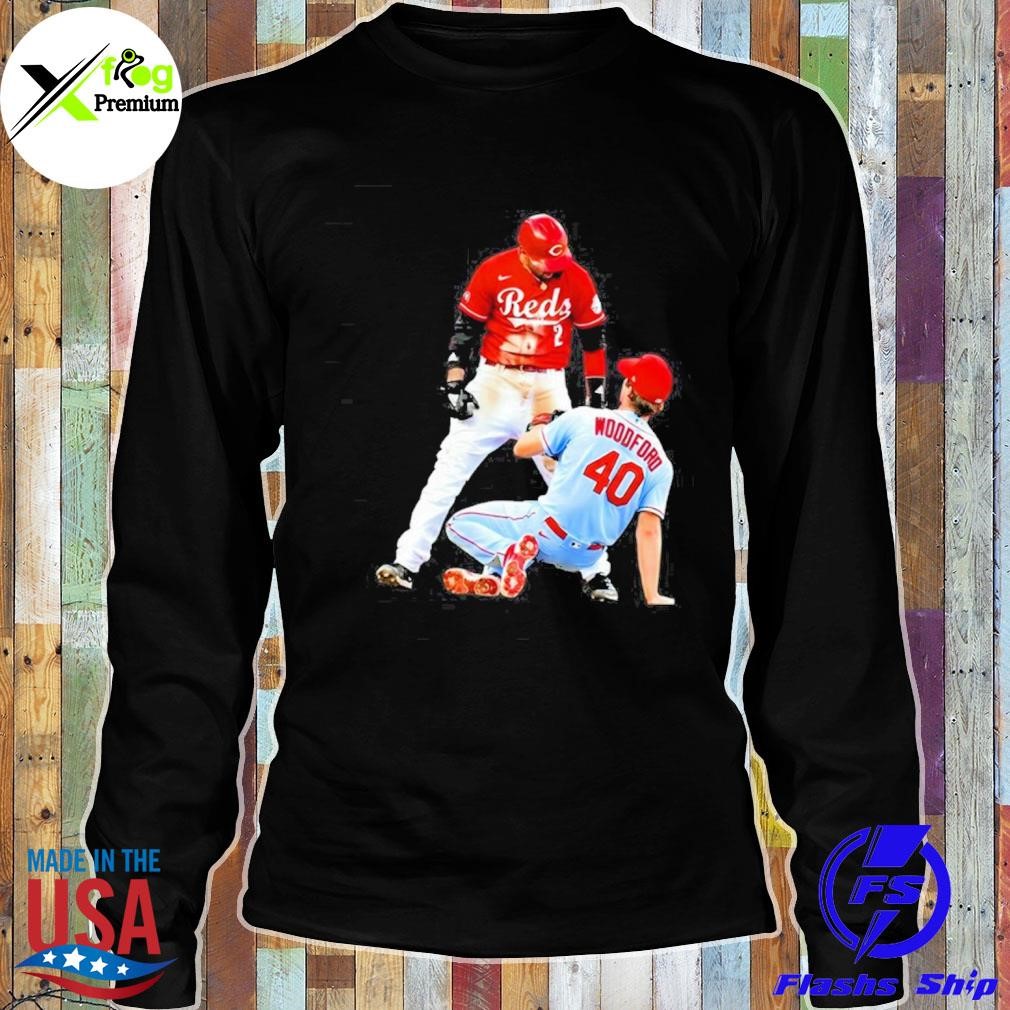 Cincinnati Reds Nick Castellanos Vs Cardinals Jake Woodford Shirt, hoodie,  sweater, long sleeve and tank top