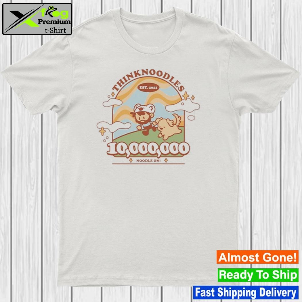 10 million noodles design outdoor shirt