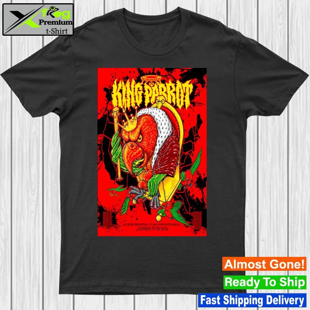 2023 king parrot north America summer tour poster shirt