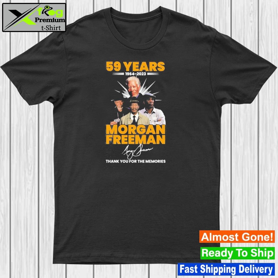 59 Years 1964 – 2023 Morgan Freeman Thank You For The Memories T-Shirt