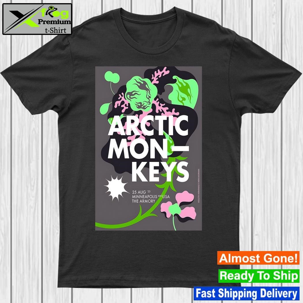 Arctic Monkeys North American Tour 2023 Minneapolis, MN Poster shirt