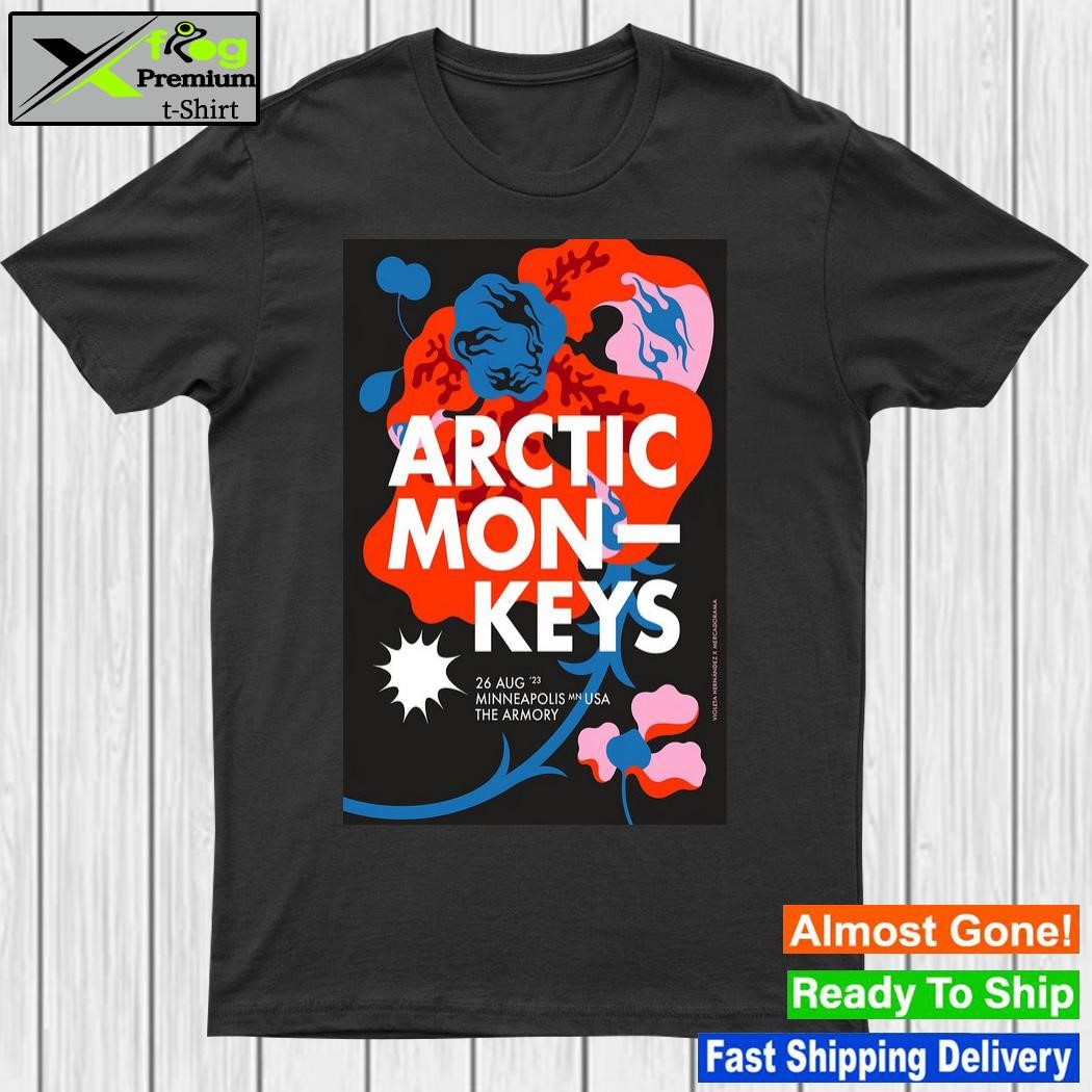 Arctic monkeys minneapolis mn event 08.26.23 poster shirt