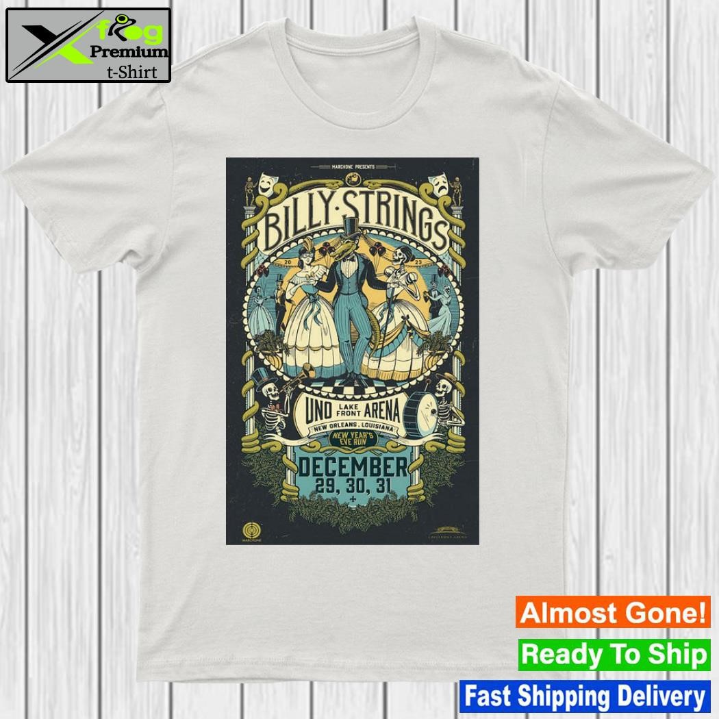 Billy Strings UNO Arena New Orleans Louisiana December 2023 Event Poster shirt