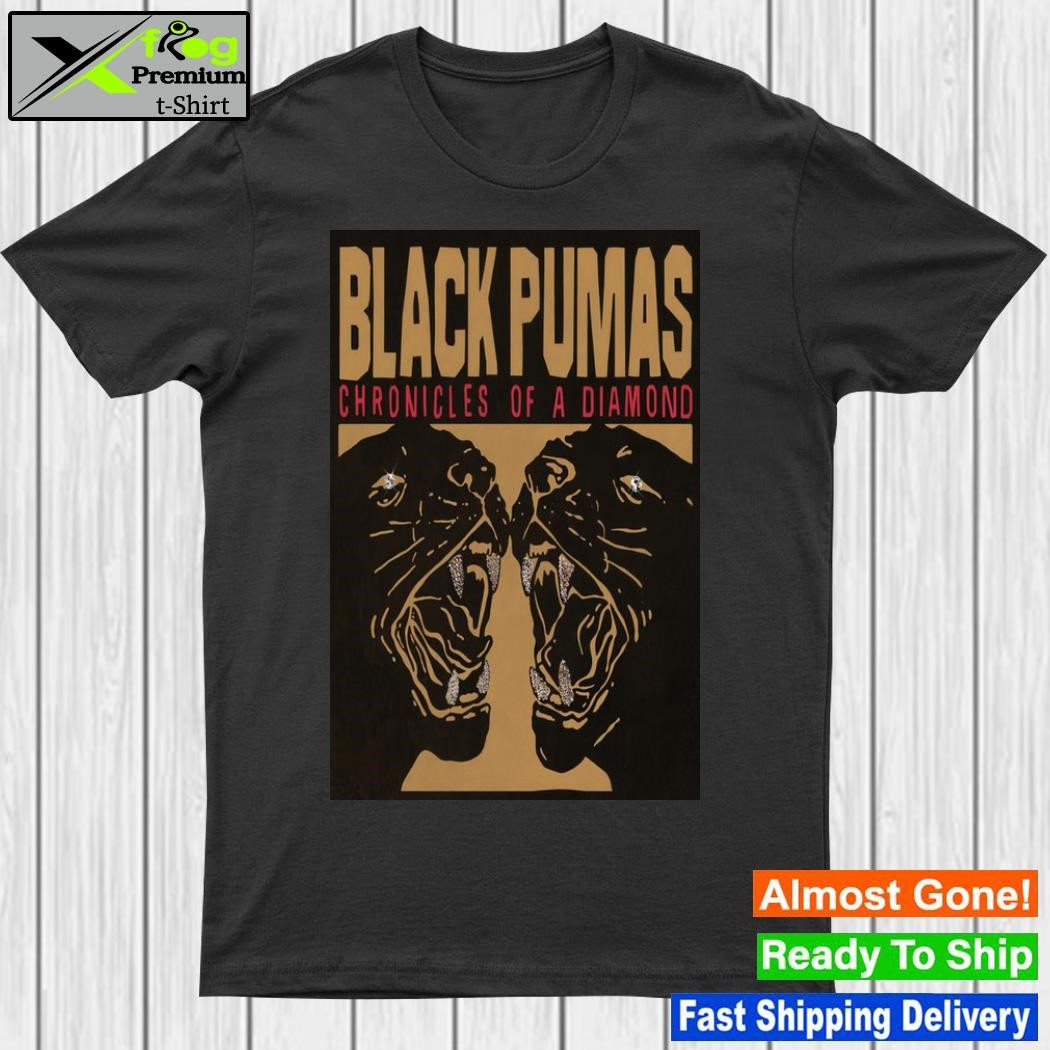 Black Pumas Chronicles of a Diamond Album October 27, 2023 Poster shirt