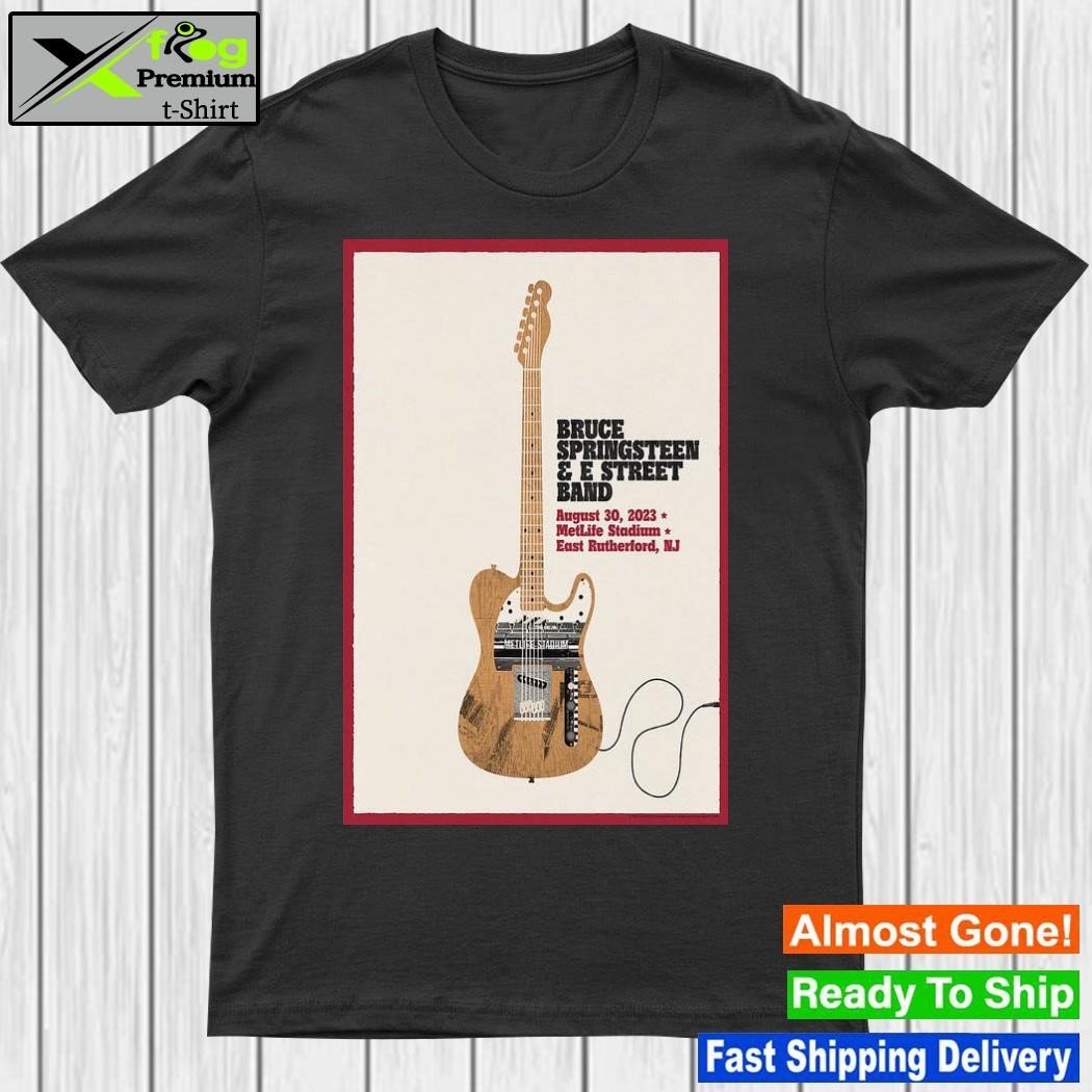 Bruce Springsteen & E Street Band Tour 2023 East Rutherford, NJ Poster shirt