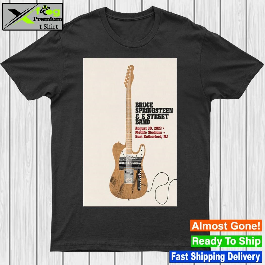 Bruce springsteen and the e-street band world tour 2023 east rutherford august 30 poster shirt
