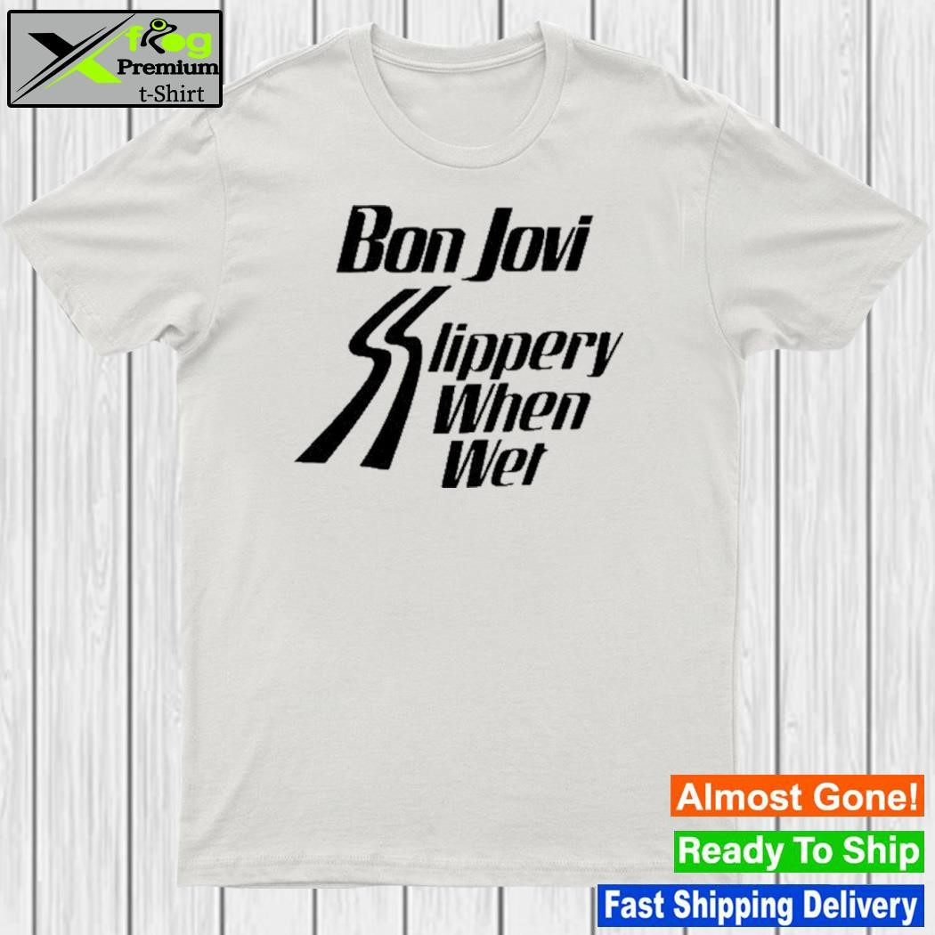 Design bon Jovi Slippery When Wet Shirt