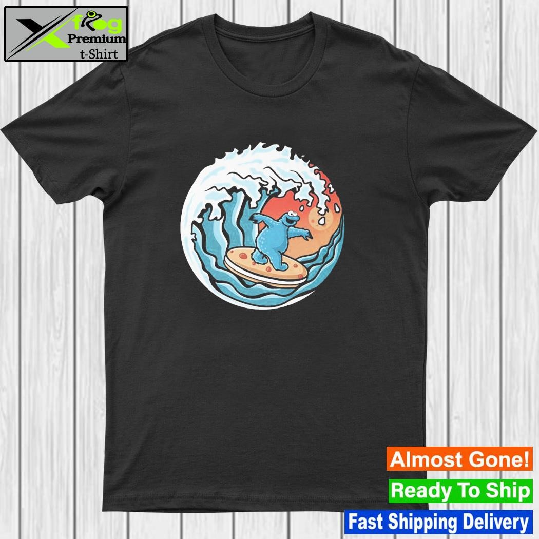 Design cookie Surfing Sesame Street Shirt