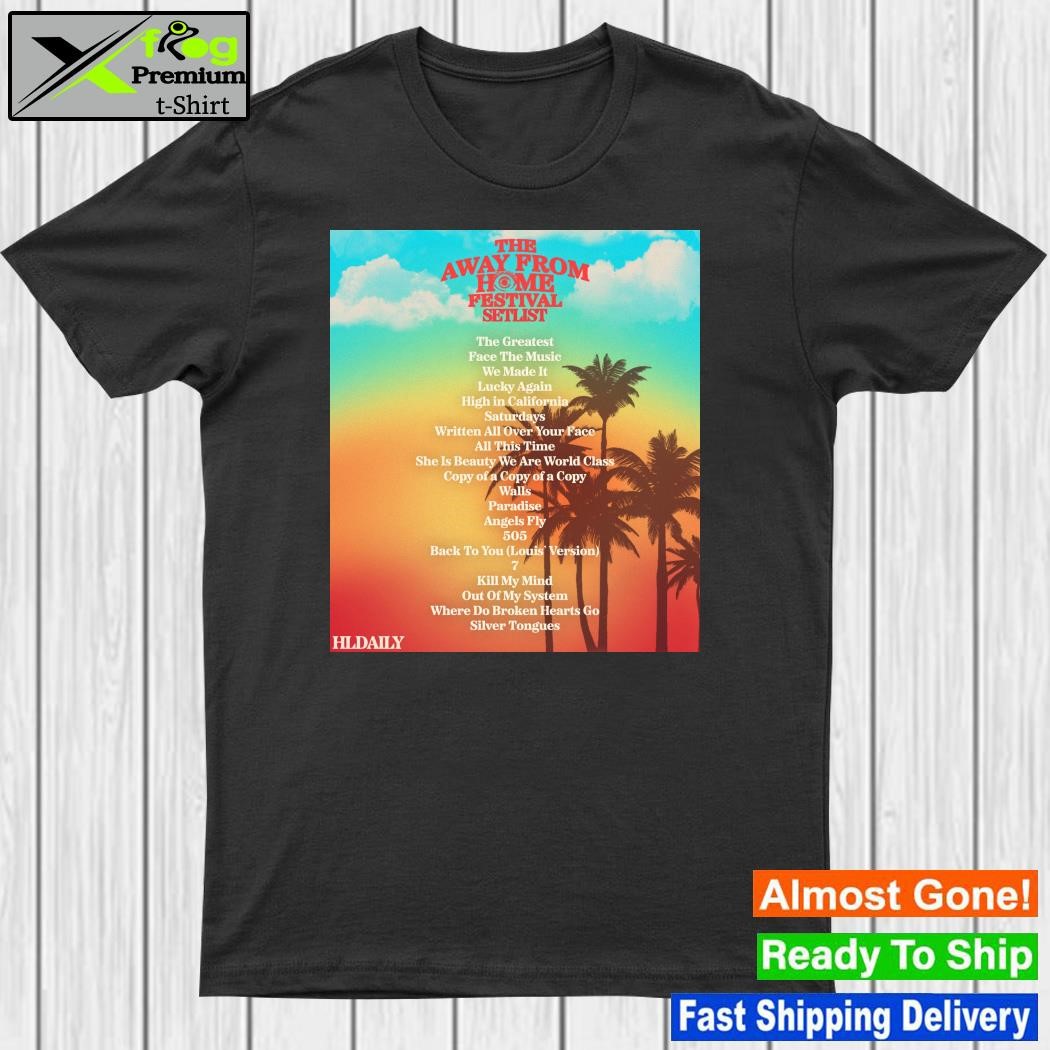 Design hL DAILY Louis Tomlinson Faith In The Future World Tour Poster Shirt
