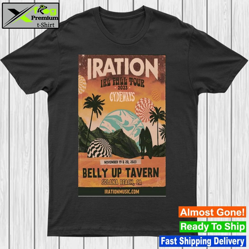 Design iration Nov 19-20, 2023 IRL Fall Tour Solana Beach, CA Poster Shirt