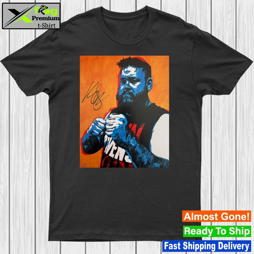 Design kevin Owens Rob Schamberger Superstar Signed Art Print Shirt