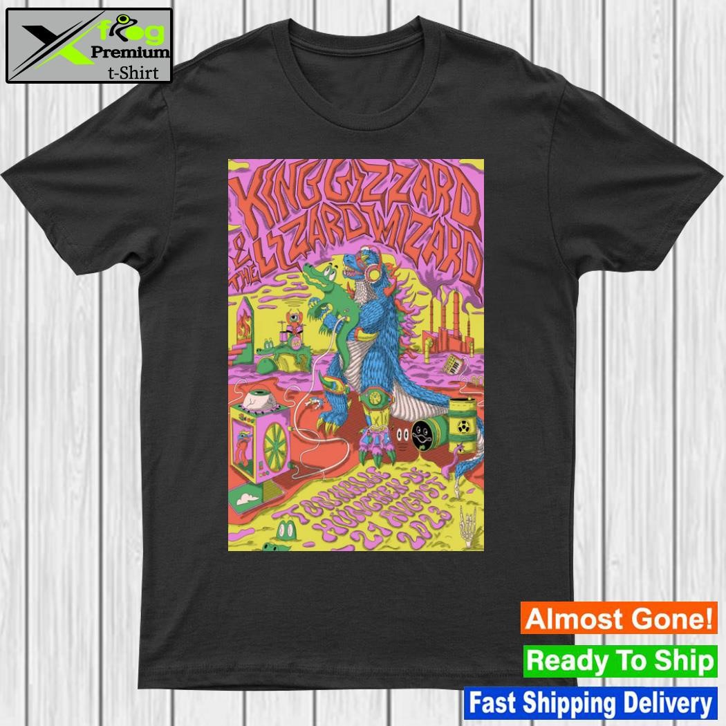 Design king gizzard and the lizard wizard august 21 2023 tonhalle munich Germany poster shirt