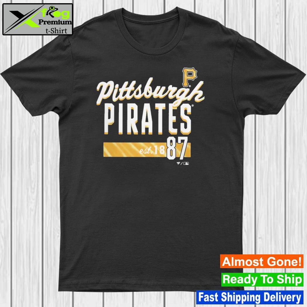 Design mLB Fanatics Branded Pittsburgh Pirates Logo T-Shirt