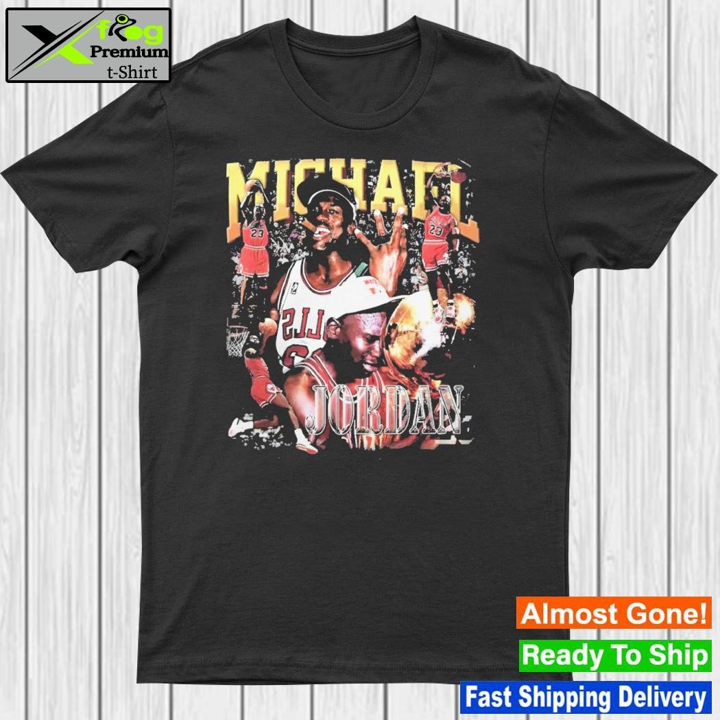 Design merchandise Michael Jordan Vintage 90S Basketball Bootleg Style T Shirt