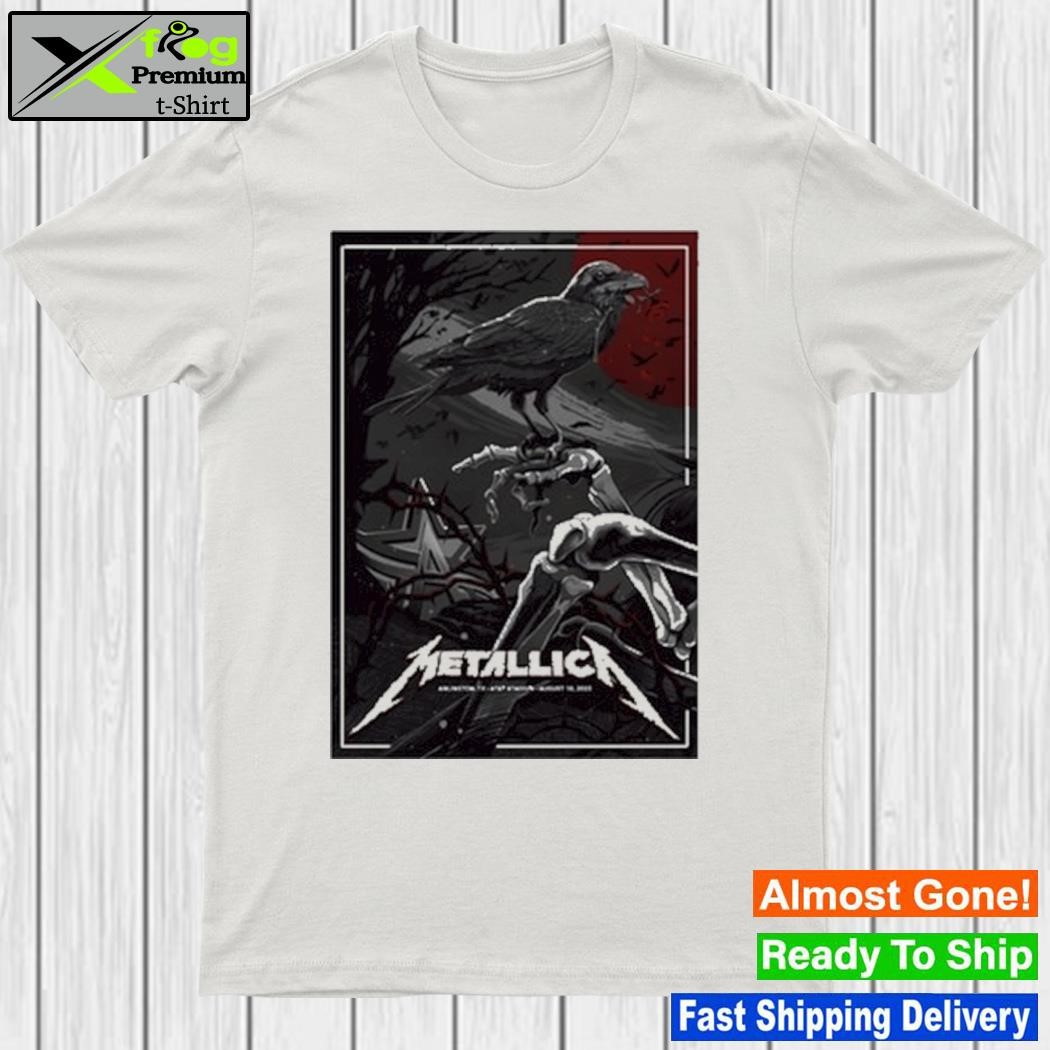 Design metallica Tour 2023 AT&T Stadium Shirt