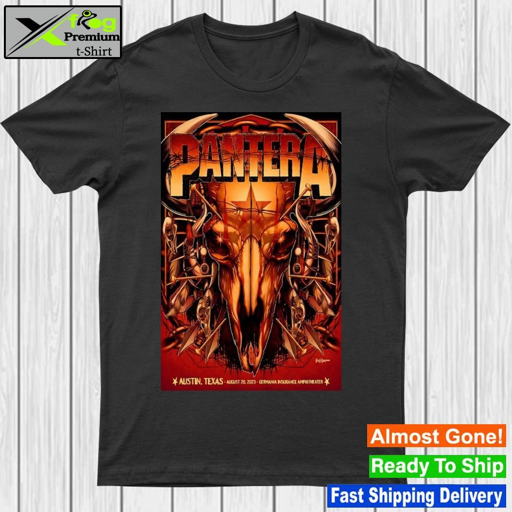 Design pantera 8.20.2023 Germania Insurance Amphitheater Austin, TX Poster Shirt