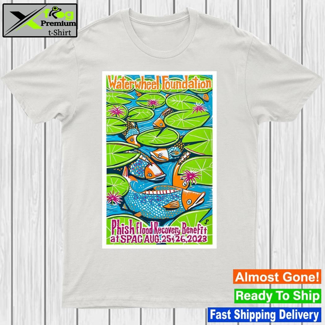 Design phish saratoga performing arts center saratoga springs ny august 25 and 26 2023 poster shirt