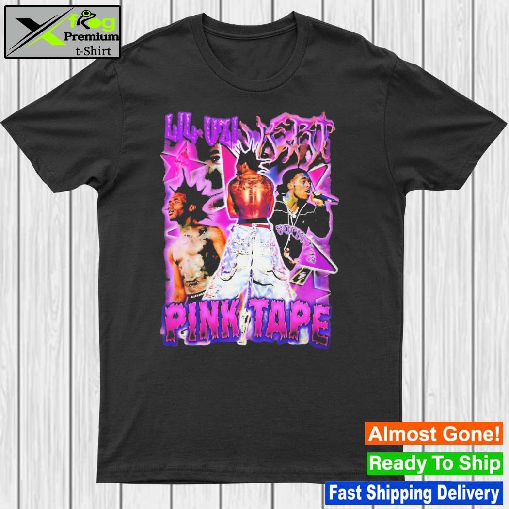 Design pink Tape Merch Lil Uzi Vert Pink Tape T Shirt