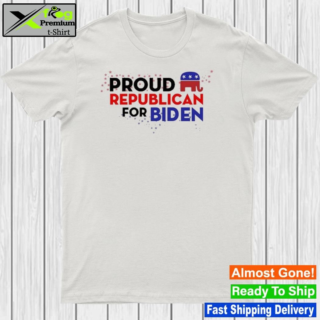 Design proud Republican For Biden Shirt