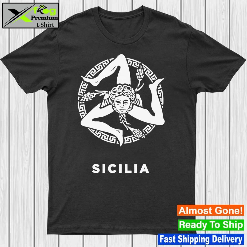 Design sicilia Italy Trinacria Shirt