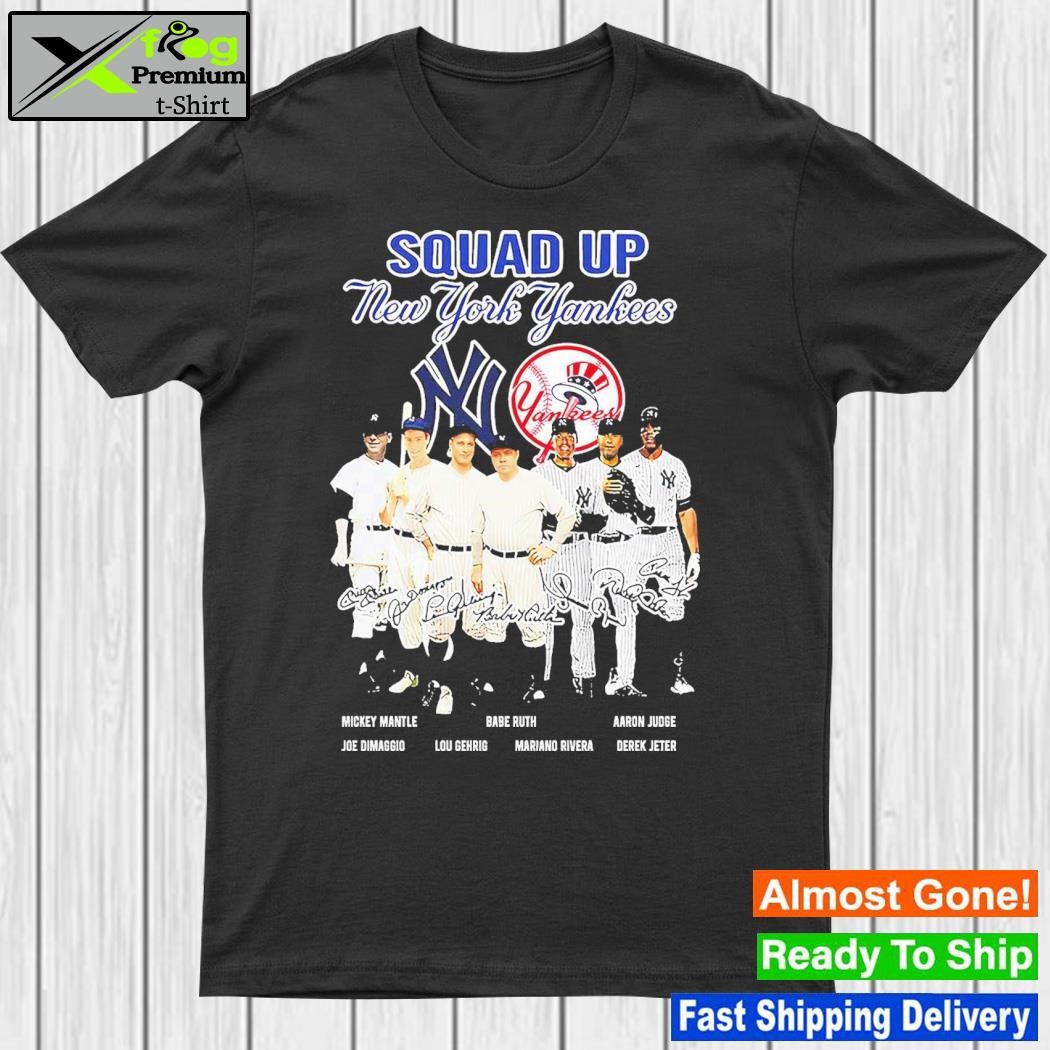 Design squad Up Ny Yankees Baseball Team Signature Shirt