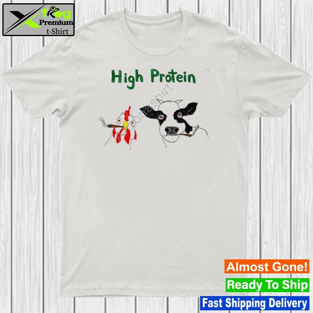 Design unfortunate portrait high protein shirt
