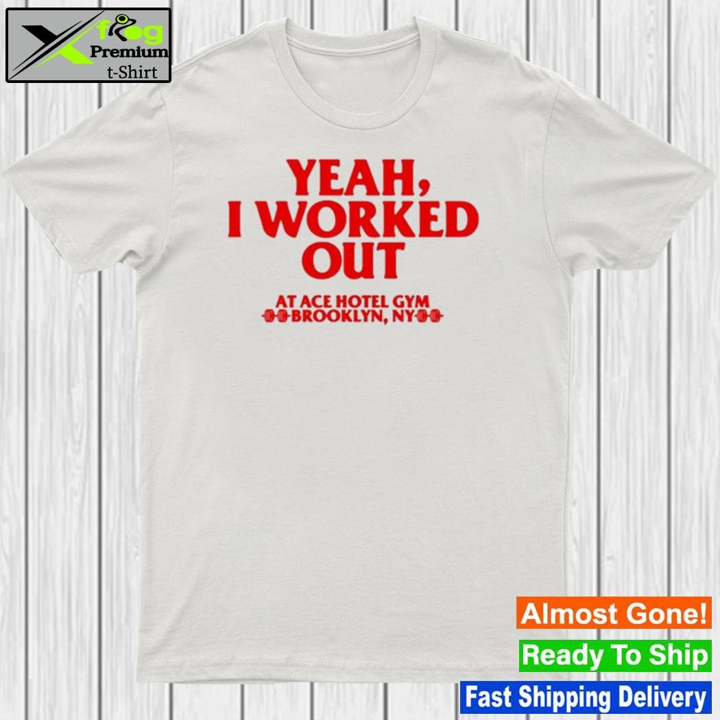 Design wahlid Mohammad Yeah I Worked Out Shirt
