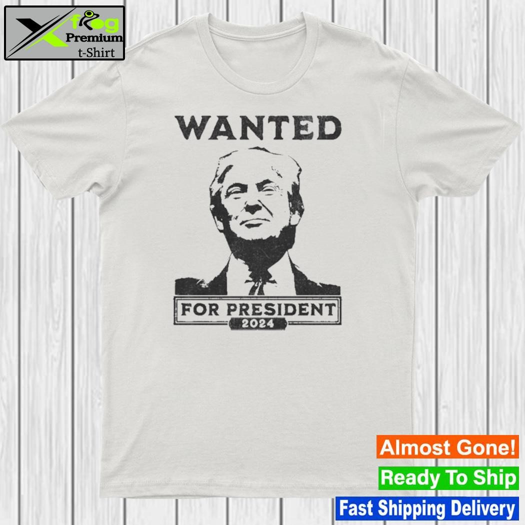 Design wanted President 2024 Donald Trump Mugshot shirt