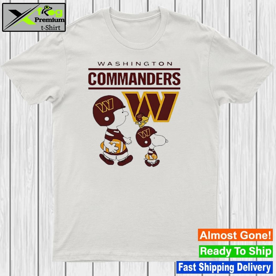 Design washington Commanders Snoopy Charlie Brown Shirt