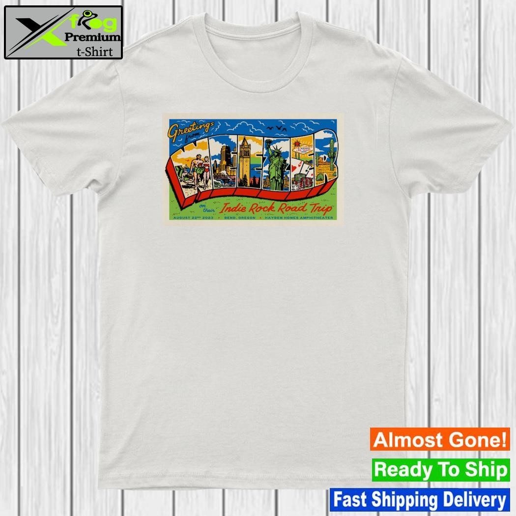 Design weezer tour 2023 bend or poster shirt