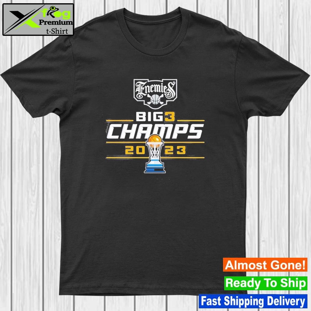 Enemies Unisex 2023 Big3 Champions T-Shirt