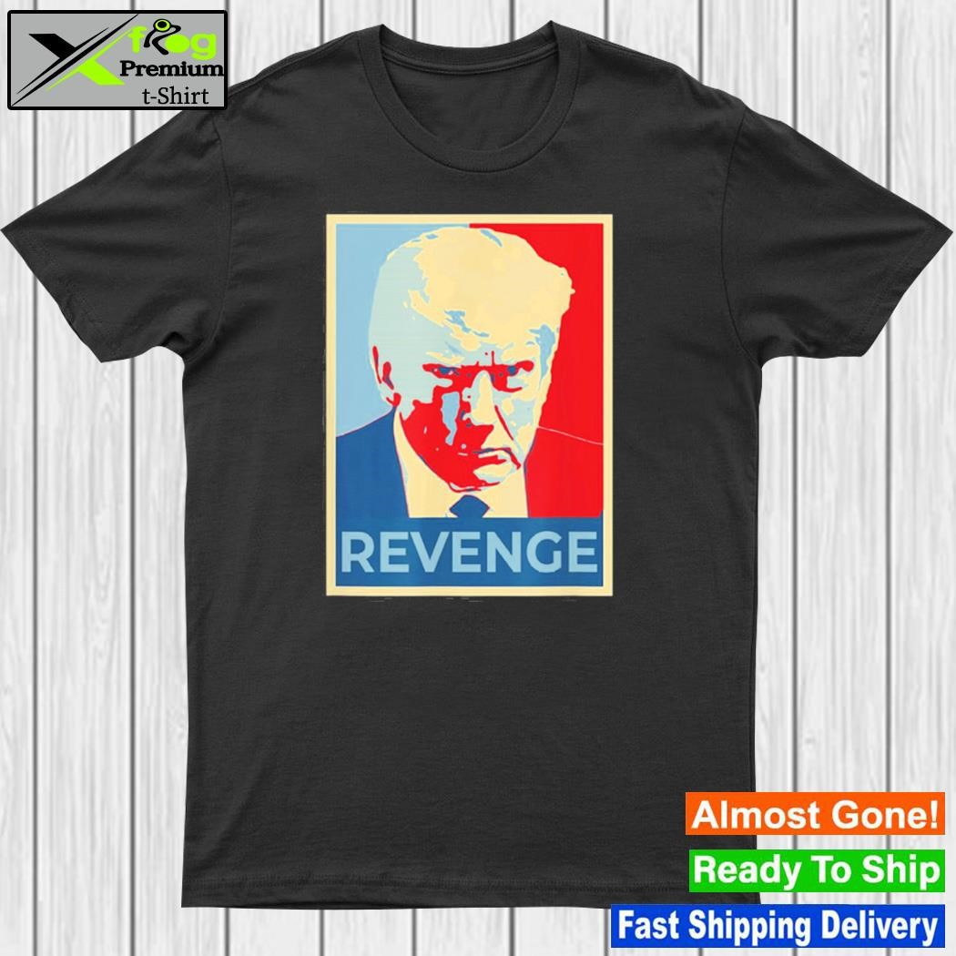 Free Donald Trump mug shot republican revenge MAGA 2024 T-Shirt