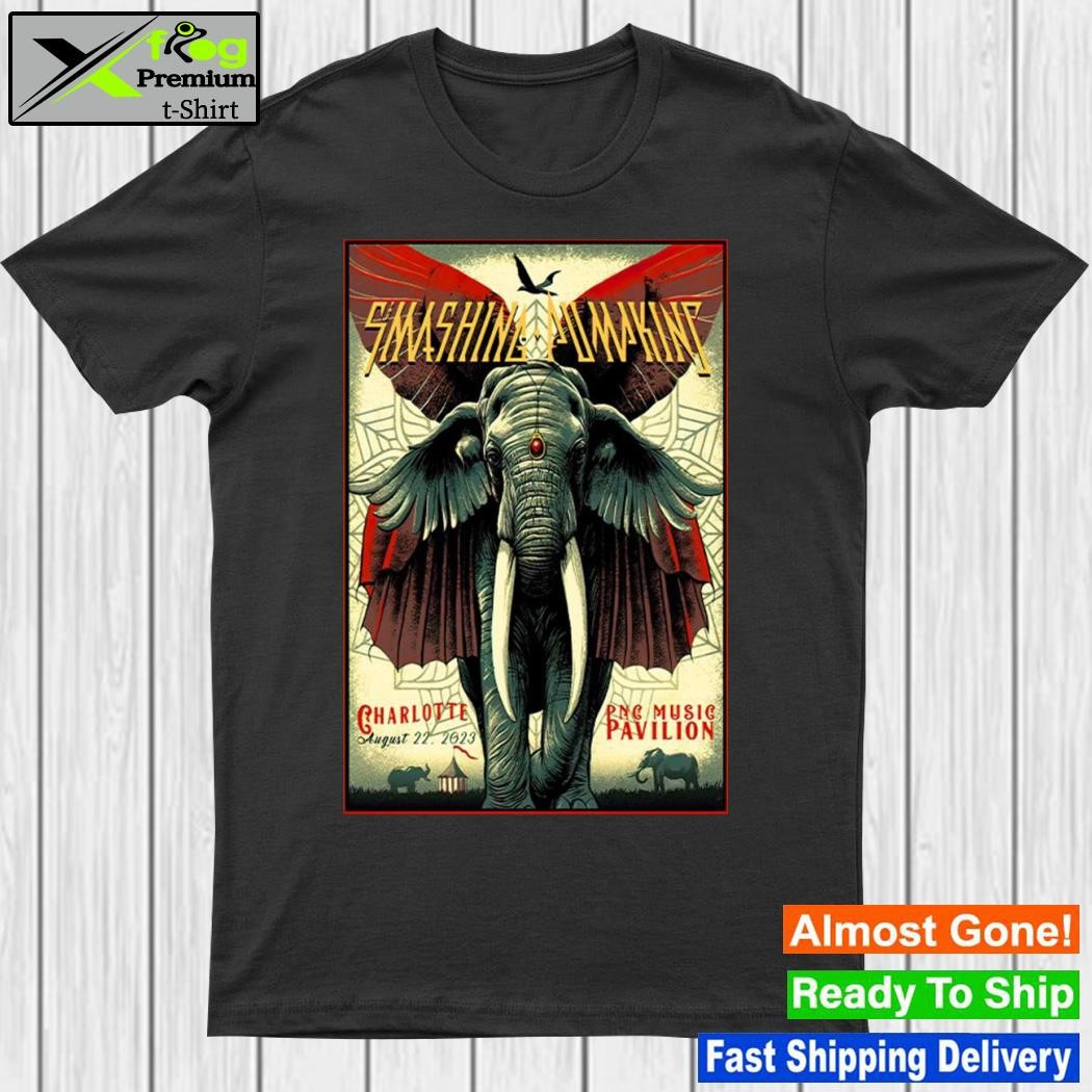 Gas the sm ashing pumpkins august 22 2023 charlotte poster shirt