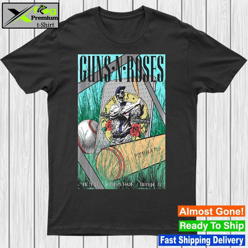 Guns n' roses august 24 2023 wrigley field chicago il shirt